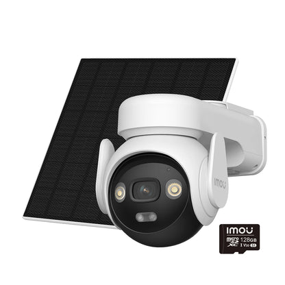 IMOU AOV PT 5MP with Solar Panel 360° PTZ Outdoor Security Camera 4G LTE Wifi Network 10000Mah Battery Auto Tracking IP Camera