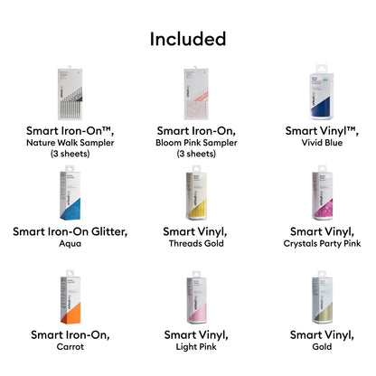Joy Vinyl and Iron-On Materials Bundle