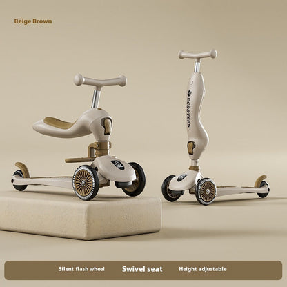Children's Scooter Multifunctional Music Flash Scooter