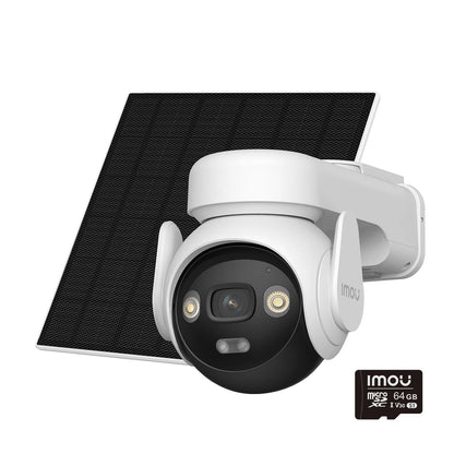 IMOU AOV PT 5MP with Solar Panel 360° PTZ Outdoor Security Camera 4G LTE Wifi Network 10000Mah Battery Auto Tracking IP Camera