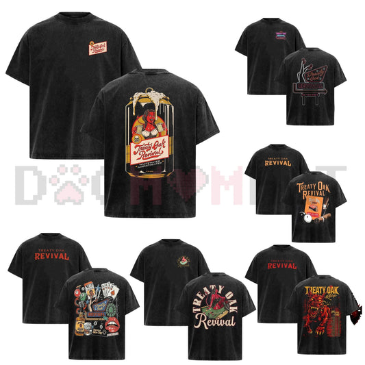 Treaty Oak Revival T-Shirt – Retro Rock Band Shirt, Vintage Music Graphic Tee, Unisex Cotton