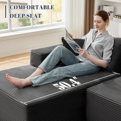 Cloud Sectional Couch Modular Sofa with Deep Seat