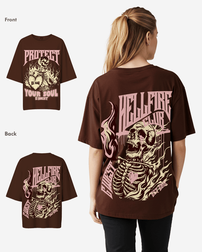 G West Womens protect your soul Oversized tee