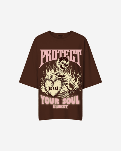 G West Womens protect your soul Oversized tee