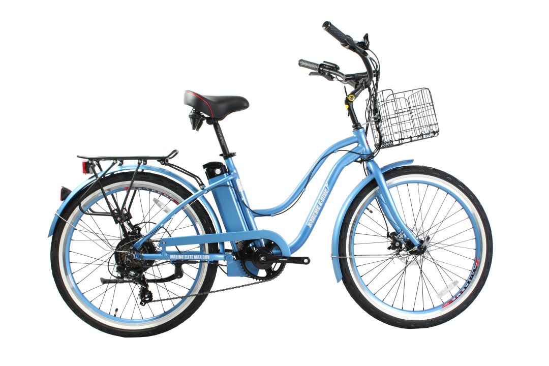 X-Treme Malibu Elite Max 36 Volt Beach Cruiser Electric Bike